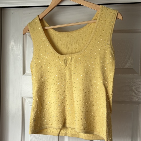 Vintage Cache Silk Cashmere Blend Beaded Sweater Set - Picture 6 of 11